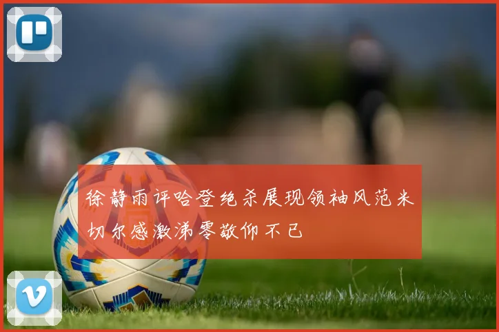 徐静雨评哈登绝杀展现领袖风范米切尔感激涕零敬仰不已